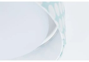 Plafoniera LED GALAXY KIDS 24W 230V verde/bianco a pois