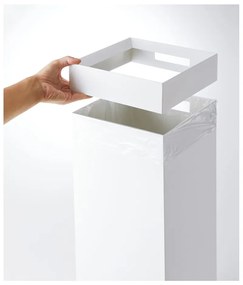 Contenitore per rifiuti in metallo bianco 27 L Tall - YAMAZAKI
