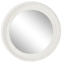 Specchio da parete Home ESPRIT Bianco Legno 66 x 5 x 66 cm