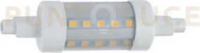Lampadina led attacco r7s 5w 500lm 3000k 360° 23,5x78mm 25000h cri80