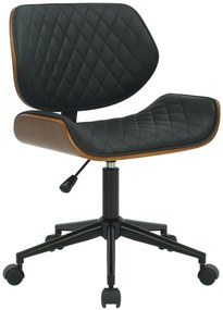 Sedia Ufficio Harvest Kunstleder: Comfort E Design Per La Tua Routine Lavorativa / Walnuss/schwarz