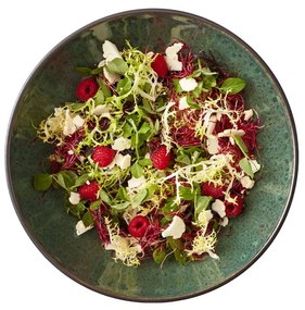 Ciotola verde/nera in gres ø 30 cm Gastro Green/Black – Bitz