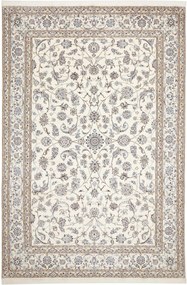 Nain Tappeto 360x240 Beige (Iran) Annodato A Mano