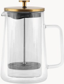 Teiera con french press argento opaco Diva