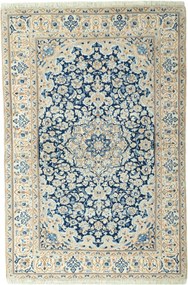 Nain Tappeto 180 x 120 Blu (Iran) Annodato A Mano