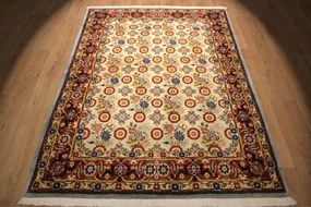 Varamin Tappeto 150 x 210 (Iran) Annodato A Mano