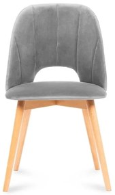 Sedia da pranzo TINO 86x48 cm grigio/faggio