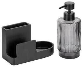 WENKO 54654100 - Organizer PINA 16x17 cm nero