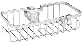 Mensola da bagno autoportante in acciaio inox in colore argento Floresta - Wenko