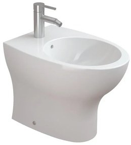 Bidet filomuro Pop Art SANITANA L 52.5 x H 40 x P 36 cm bianco