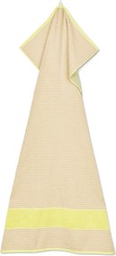 Asciugamano tipo terry giallo e rosa in cotone organico 70x140 cm Check – JUNA