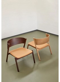 Poltrona marrone chiaro Oblique - Hübsch