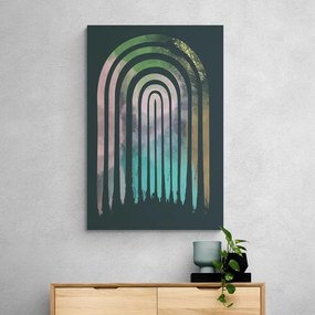 Stampa su tela – Street art arcobaleno Mid-Century