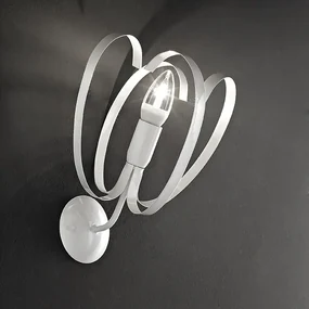 Applique moderno FIOCCO bianco 1X E27 LUMICOM