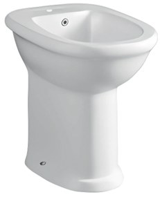 Bidet a Terra Accessibile Azzurra Ceramica "Confort" Bianco Lucido