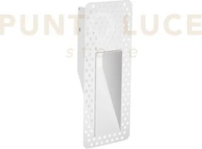 Incasso yurei bianco in acciaio e alluminio 238x91x61mm attacco gu1...