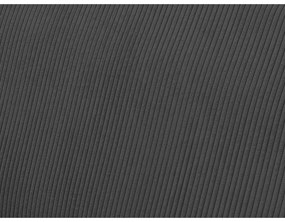 Divano angolare grigio scuro allungabile e con contenitore rivestito in velluto a coste Voltaire – Bobochic Paris