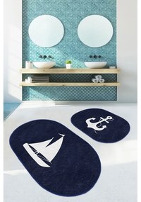 Tappetini da bagno blu in set da 2 100x60 cm - Minimalist Home World