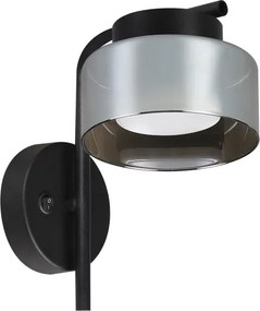 Brilagi - Lampada da parete AURA LUX 1xGX53/30W/230V nero/fumé
