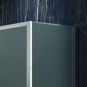 Doccia angolare 150x90 vetro satinato anta scorrevole KF5000S - KAMALU