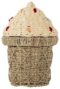 Cesta per giochi da bambino di colore naturale in erba marina ø 28x41 cm Cillie – Bloomingville Mini