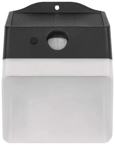 Applique a LED solare con sensore LUMI LED/3,7W IP65 nero