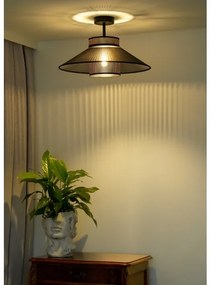 Duolla - Lampadario a plafone RIO SHINY 1xE27/15W/230V diametro 45 cm nero/rame