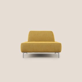 Newton poltrona modulare con schienali movibili T07 giallo