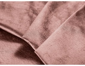 Divano letto in velluto rosa Luca - Milo Casa