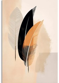 Quadro su tela – Forme astratte piume