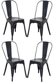 AGATHA - Set 4 sedie industrial