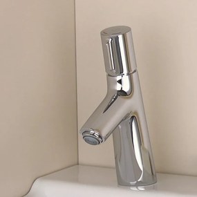 Rubinetto per lavabo a canna bassa Talis s cromo in ottone HANSGROHE H 19 cm