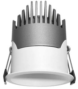 Faro LED da Incasso 15W Foro Ø75mm IP65 CCT UGR19 con driver Philips Colore Bianco Variabile CCT