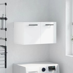 Mobile A Parete Bianco 60x36,5x35 Cm İn Legno Multistrato /