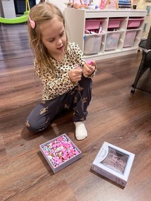 Perline in legno - arcobaleno