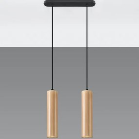 Sollux SL.0637 - Lampadario a sospensione con filo LINO 2xGU10/40W/230V