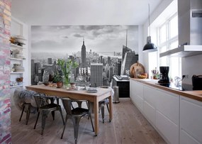 Fotomurale KOMAR Nyc black&white, Multicolore 368X254 cm