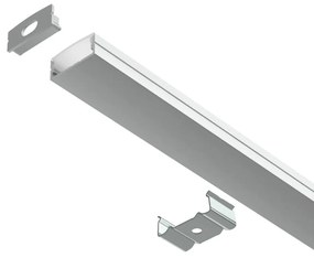 Profilo Slim per Doppia striscia LED 1m e 2m Variante Lunghezza Profilo 1 metro