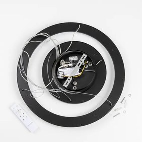 Brilagi - Lampada a sospensione dimmerabile su cavo FALCON SLIM LED/68W/230V Ø 50 cm nera + telecomando