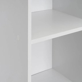 Libreria bianca 30x106x24 cm Cube – Casa Selección