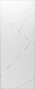 Pannello per porta blindata Venezia25 verniciato bianco L 94 x H 213 cm, Sp 6 mm