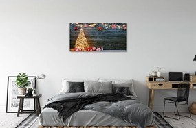 Quadro su tela Decorazioni per regali dell'albero di Natale 100x50 cm