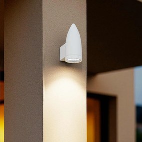 Applique da Parete a Cono per esterni, IP65 GU10 - Bianca Colore del corpo Bianco