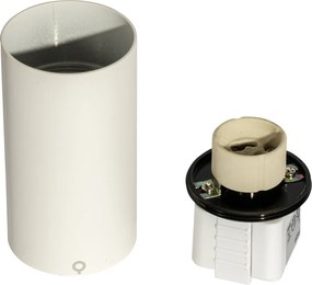 Faretto moderno bianco per sistema a binario monofase GU10 35mm - Iconic Ruby Honey