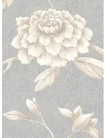 Lewis & Wood Carta da parati Jasper Peony - Smoke