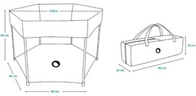 Lionelo - Box giochi ROEL blu scuro