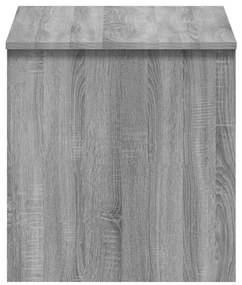 Tavolino grigio sonoma 101x50,5x52,5 cm in legno multistrato