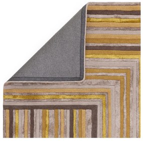 Tappeto in lana giallo ocra 120x170 cm Network Gold - Asiatic Carpets