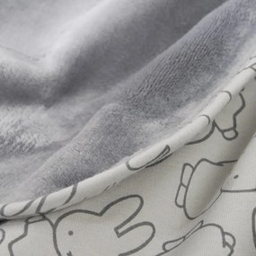 Coperta per neonato in cotone grigio 80x80 cm Miffy - Roba