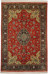 Ghom Tappeto persiano 210 x 140 Rosso (Iran) Annodato A Mano